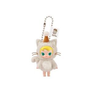 Pop Mart Baby Molly Pocket Friends Series It's Snack Time Vinyl Plush Pendant